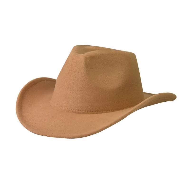 

Крутая фетровая шляпа Федора для мужчин и женщин, стильная шапка из искусственной шерсти, кепка Cowgirl, джазовая, для путешествий, представлен...