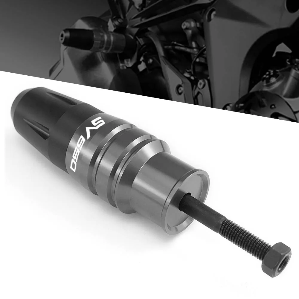 

For SUZUKI SV650/S SV 650 S SV650S Motorcycle CNC Accessoires Falling protection Exhaust Slider Crash pad slider with logo