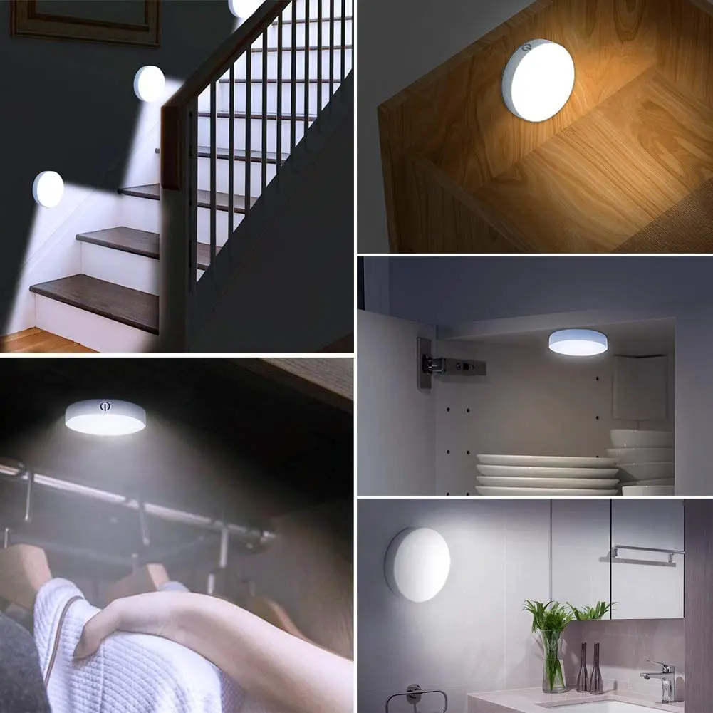 

Dimmable Touch Light WILLED Buit-in 1000mAh Large Battery Rechargeable LED For Study Bedroom Cabinet Wardrobe Night Light