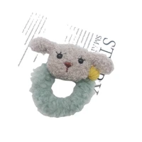 Curly-haired puppy hair rope cute autumn and winter hairy head rope girl tie hair small rubber band hair ring hair accessories