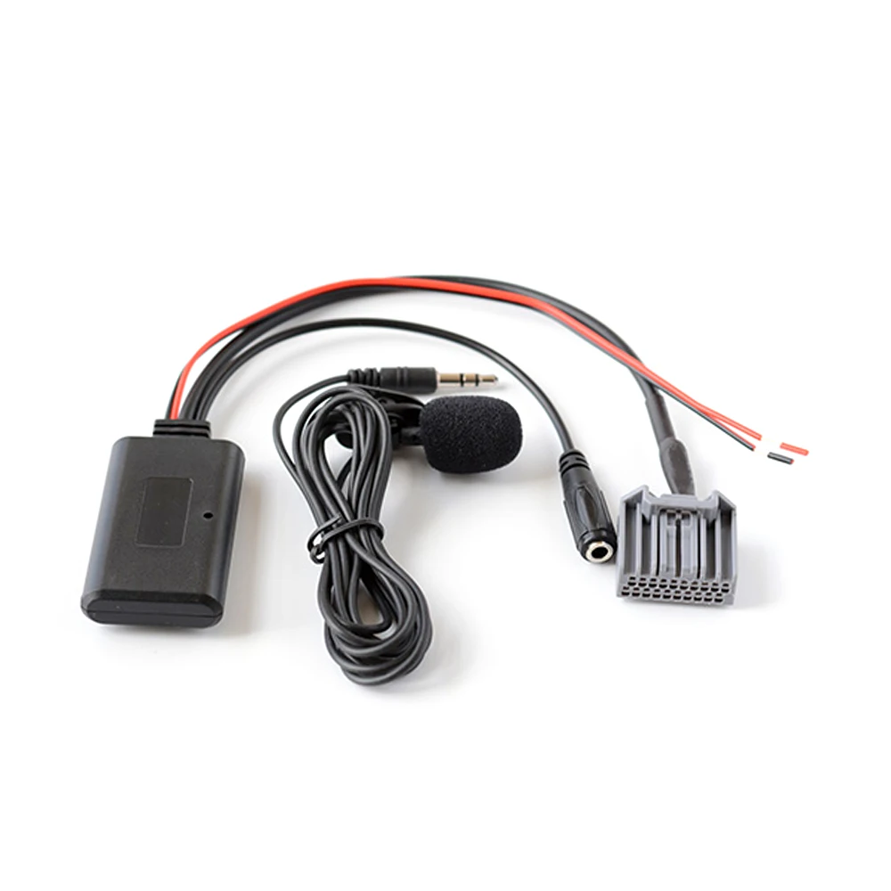 Автомобильный bluetooth модуль 12 В + AUX адаптер беспроводной Радио стерео кабель для