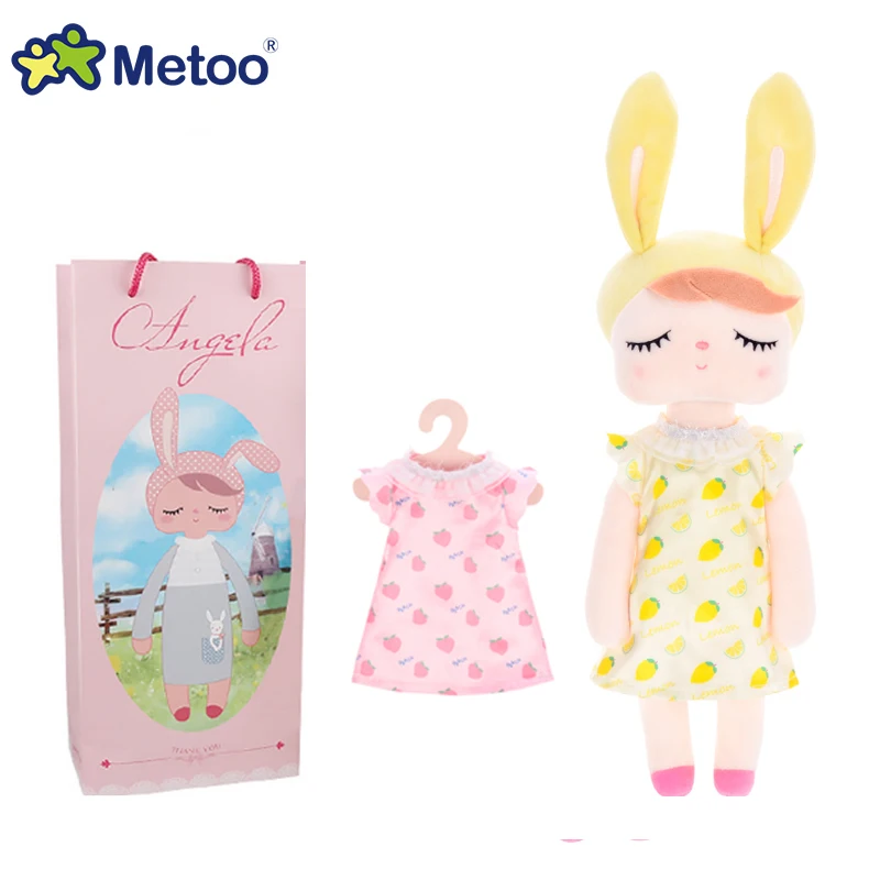 Новые оригинальные плюшевые игрушки Metoo наряд куклы Анжелы в коробке нарядная