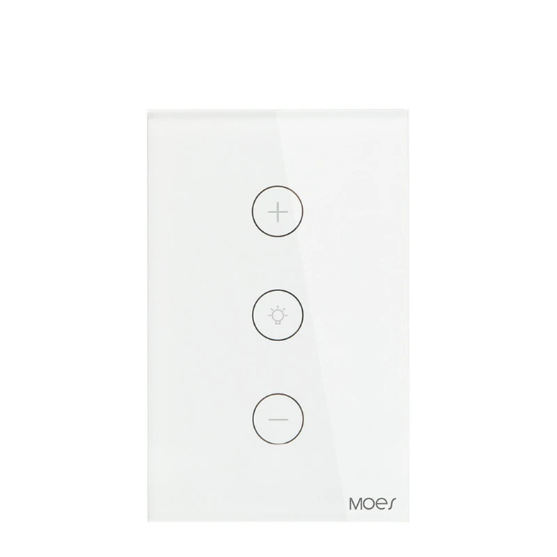 US Dimmer Switch Wi-Fi умный настенный сенсорный светильник, диммер, умная жизнь, приложение Tuya, дистанционное управление, работает с Amazon Alexa и Google Home - Цвет: US Dimmer Switch