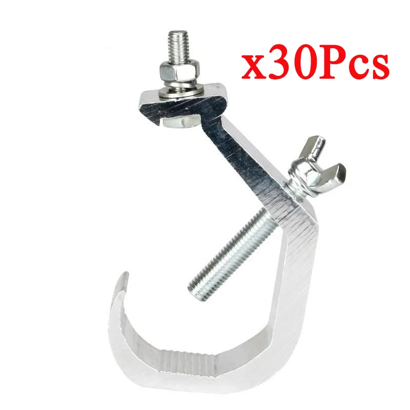 

30Pcs/lot Aluminum Stage Lighting Hook LED Par Beam Hooks DJ Club Hanging Clamp Professional Disco Equipment LED party Lights