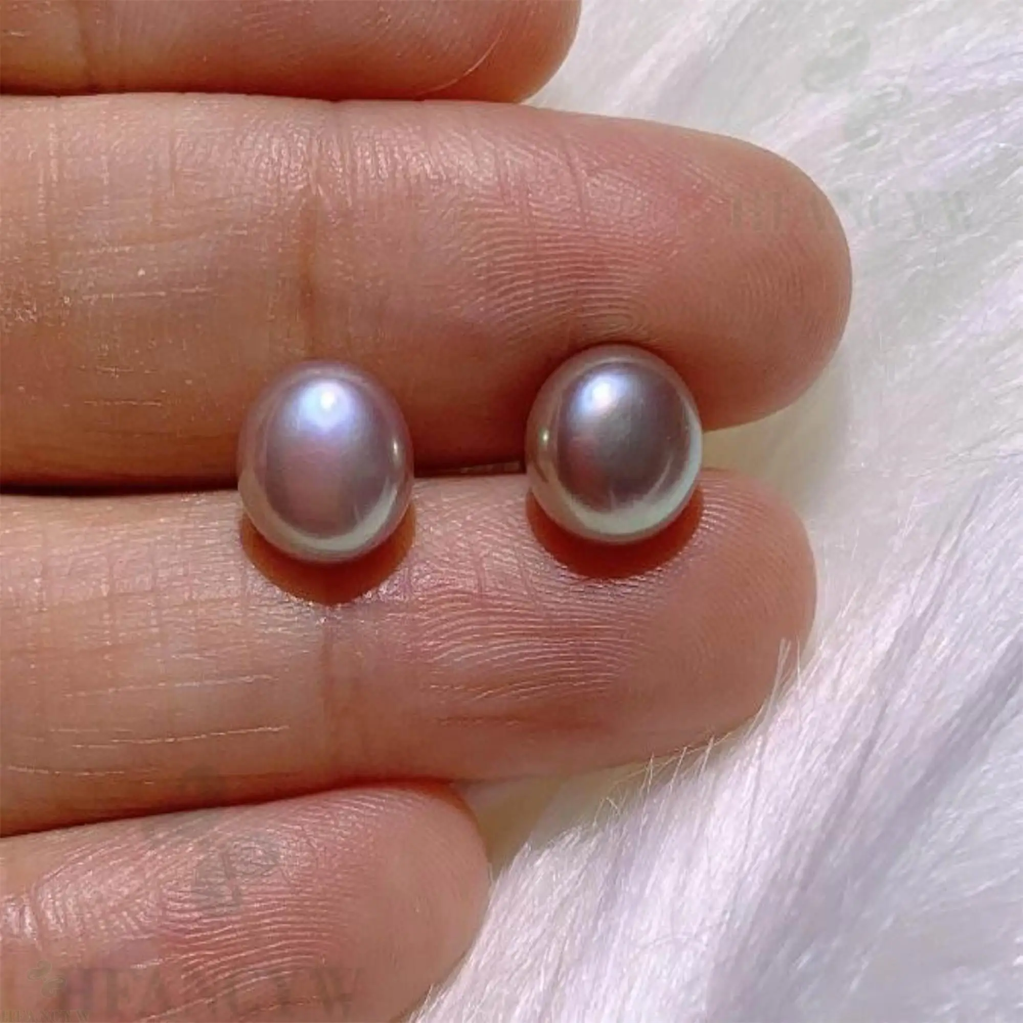 Серьги из розового жемчуга в стиле барокко серьги-гвоздики завораживающие AAA