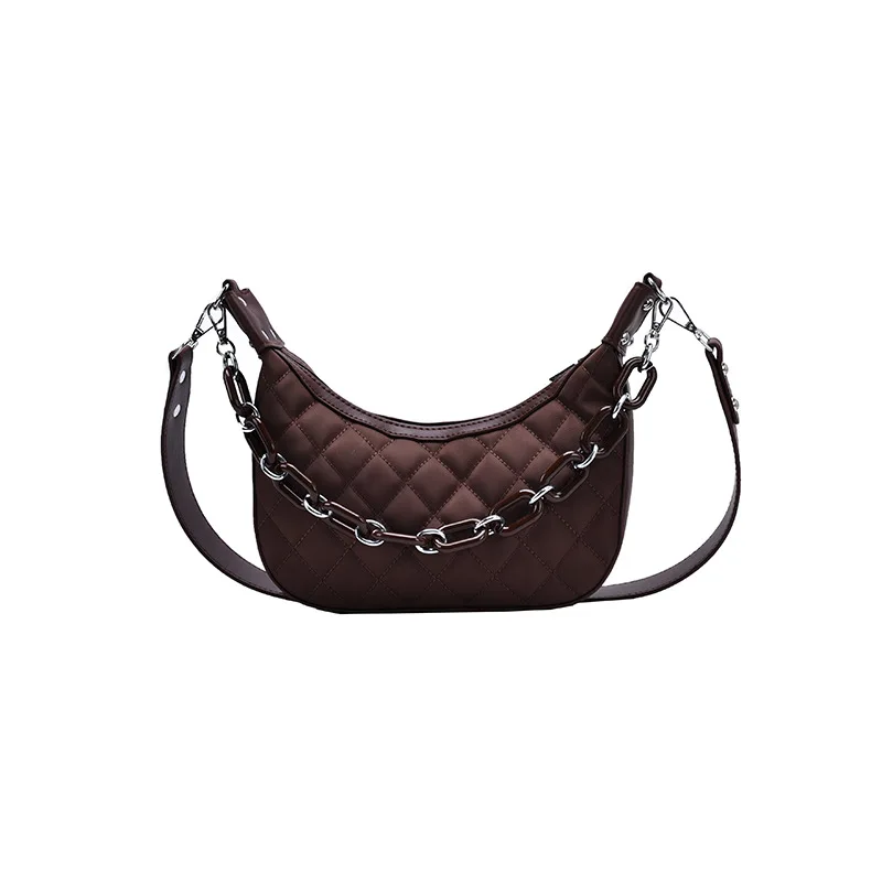 

2020 Fashion Lattice Pattern Casual Women Shoulder Bag oxford Bag Women Solid Color Crossbody Handbags Ladies Underarm Bags