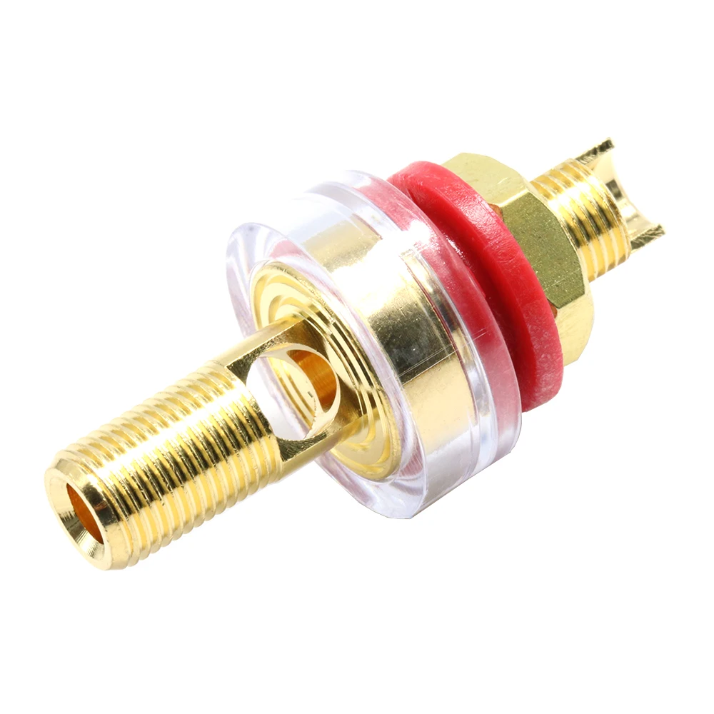 2pcs CMC-858-S-CU-G High End quality Binding posts banana Plug Socket Connector Amplifier Speaker Cable Terminal post | Электроника