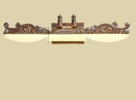 C Настенный светильник, европейская лампа шкафа с зеркалом, американская ванная комната, водонепроницаемый ретро головной светильник wl4211028 - Цвет абажура: C