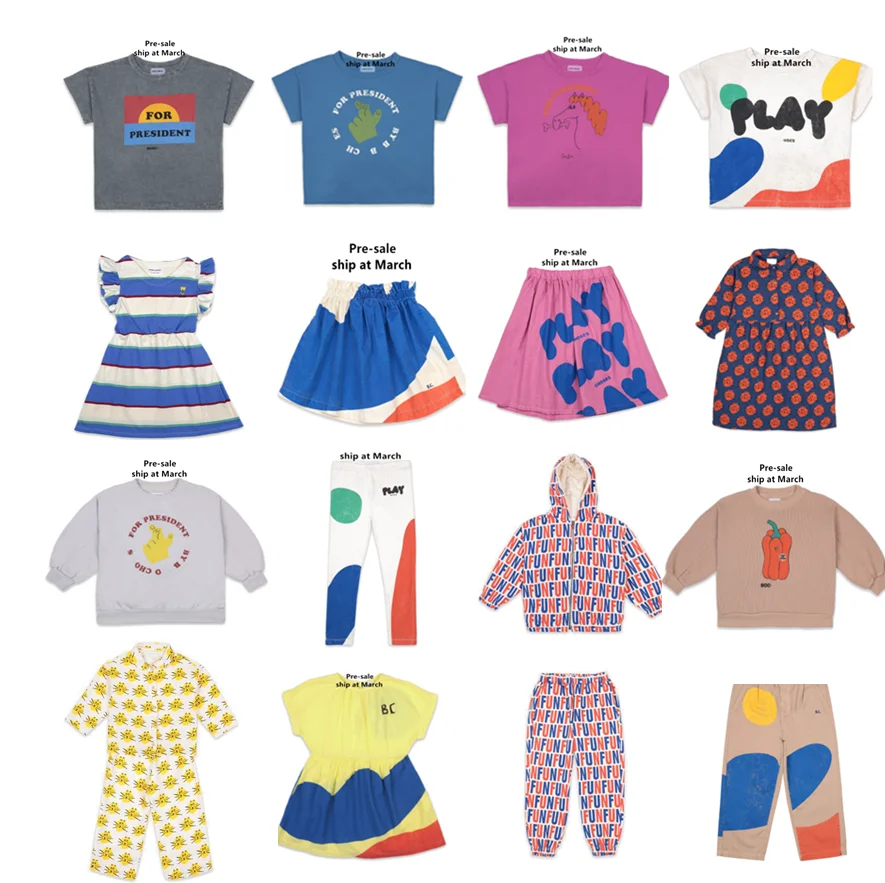 

2021 BC Spring and Autumn Children's Set Fashion Boy Stripe Two-piece Stripe Boy Top and Pants Girls Boutique Outfits