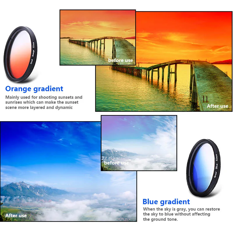 Профессиональный 52 мм ультратонкий CPL круговой поляризационный фильтр объектива