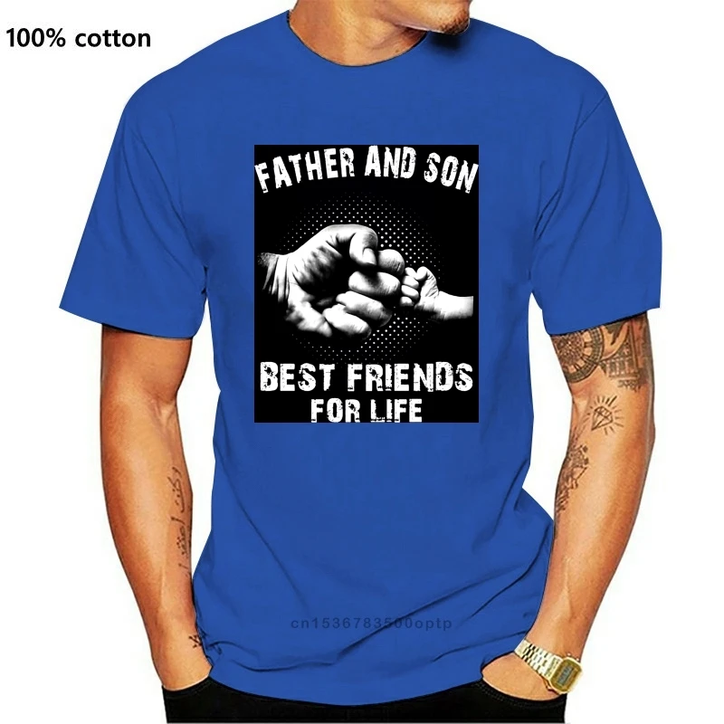 Новая распродажа Отец и сын на День отца футболка Для мужчин мягкие S 6XL дышащая