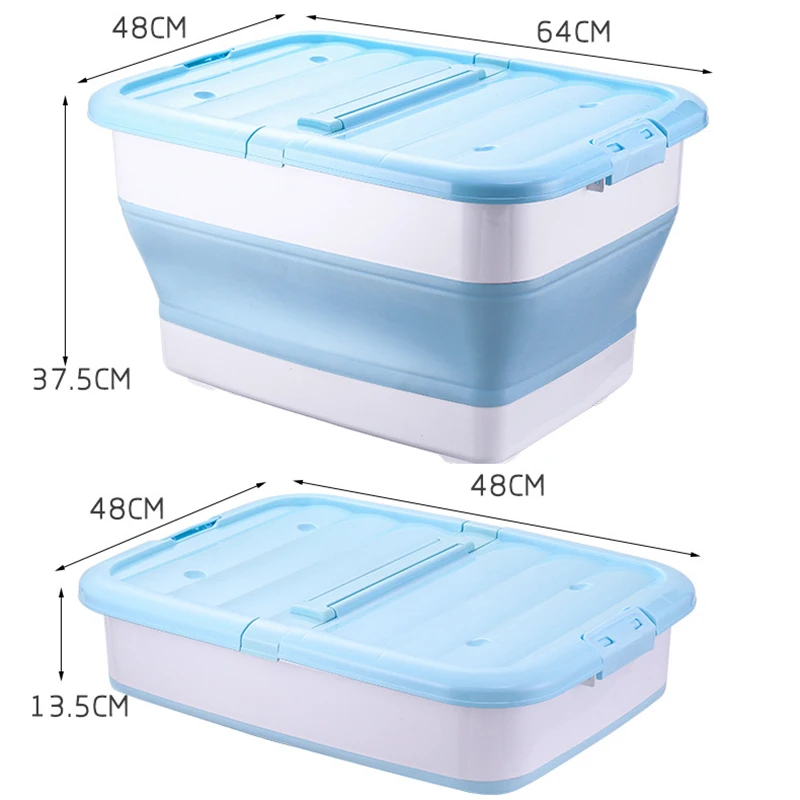 

Baby Bathtub Children Folding Bathtub Multifunctional Foldable Storage Box Bed Storage Box Car Storage Storage Box Home Storage