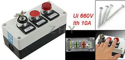 3 в 1 ключ блокировки красный индикатор световая кнопка включения блок