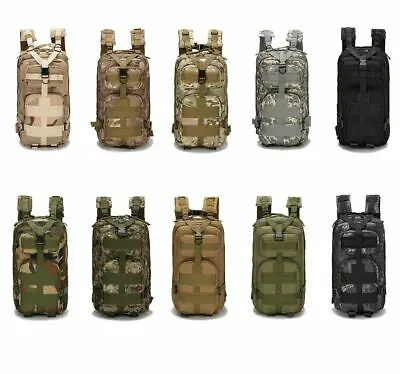 Уличные военные рюкзаки 1000D нейлон 30L водонепроницаемый тактический рюкзак для