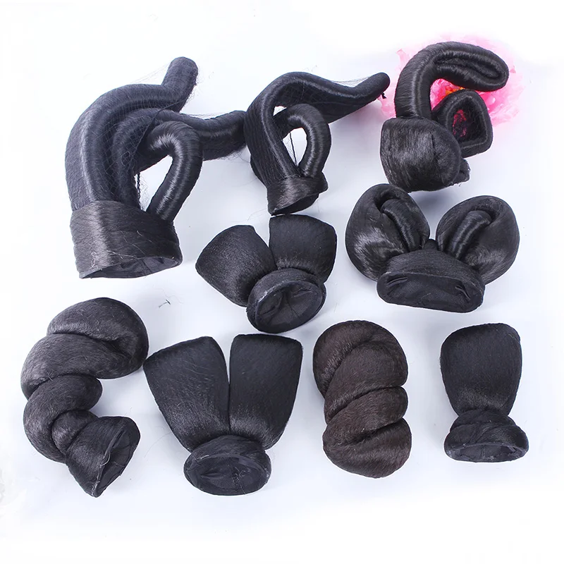 

2022 chinese hair pad of material for woman girl princess cosplay headwear wig tv hanfu ancient costume hair accessory hair bob