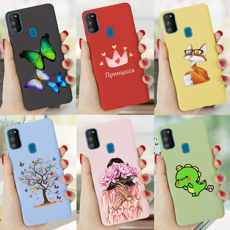 Чехол для Samsung Galaxy M31 мягкий силиконовый чехол из ТПУ M21 M30S Coque | Мобильные телефоны