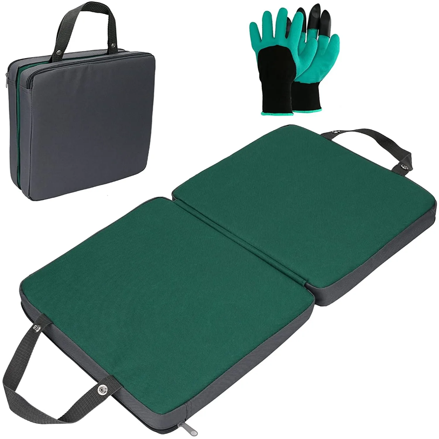 

Garden Kneeling Mat with Gardening Gloves, Memory Foam Garden Kneeling Pad Extra Thick Knee Cushion Garden Kneeler Knee Support