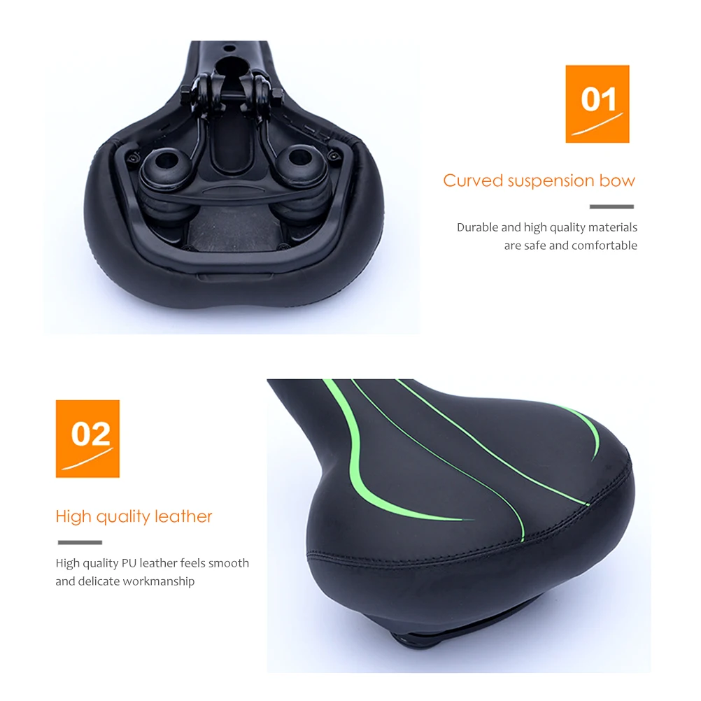 

Shockproof Bicycle Seat Cushion Sponge Bicycle Saddle Soft Bike Cycling Cushion Inflatable Adjustable Bicycle Saddles Cushion#10