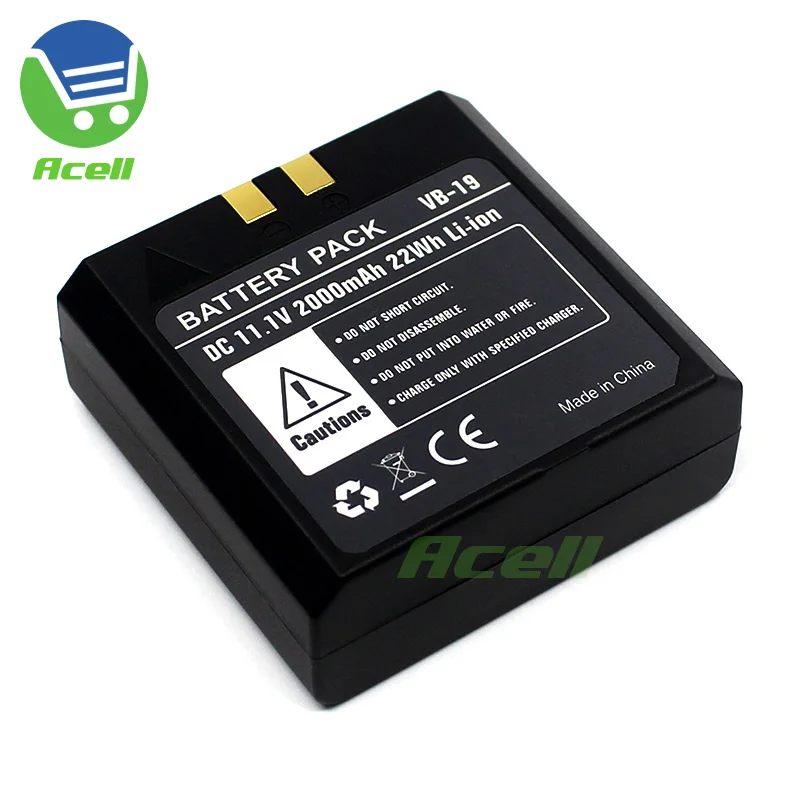 Аккумулятор VB19 для GODOX V850II V860IIC V860IIN V860IIS v860if вспышка камеры TT850 TT860|Цифровые