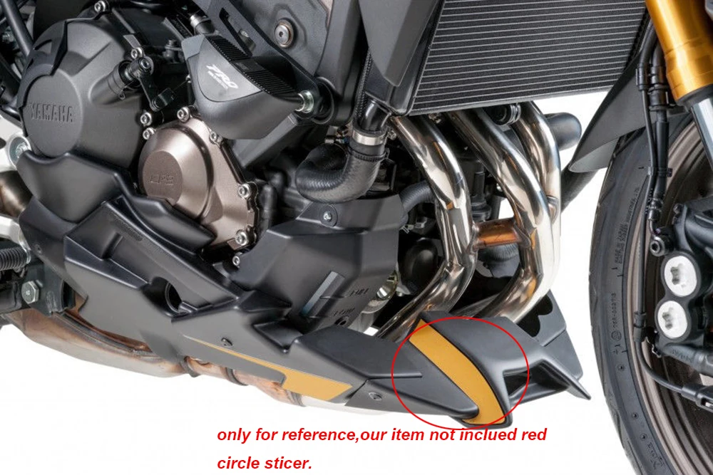 ABS Bellypan двигателя обтекатель спойлера с Монтажный комплект для Yamaha FZ-07 MT-07 FZ07 MT07 MT FZ 07