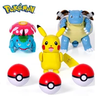 genuine pok%c3%a9mon ball deformation robot toys mewtwo and solgaleo and blastoise give children birthday gifts