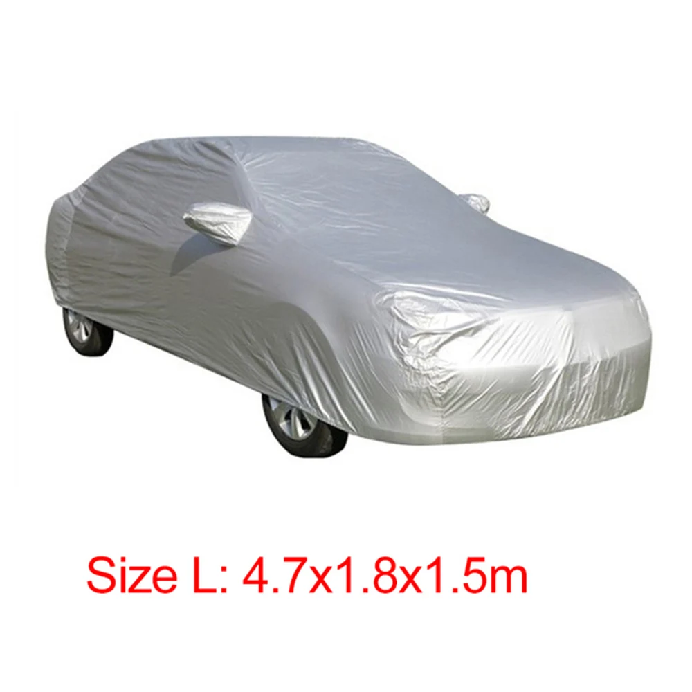 

Universal Car Covers Size S/M/L/XL/XXL Indoor Outdoor Full Auto Cover Sun UV Snow Dust Resistant Protection Cover For Sedan SUV