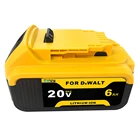 Сменный литий-ионный аккумулятор для DeWalt MAX XR DCB205 DCB201 DCB203, 20 в, 6000 мАч