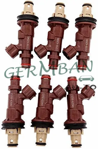 6pcs Fuel Injector 2325062040 2 Holes Fits for Toyota 1999-2002 4Runner 1999-2004 Tacoma 2000-2004 Tundra 3.4L-V6 23250-62040 | Автомобили