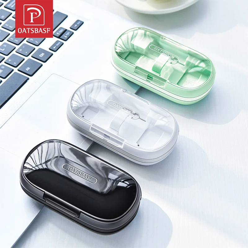 OATABASF мини коробка для хранения многофункциональный USB кабель 3 в 1 выдвижное