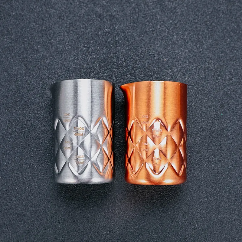 Нержавеющая сталь вино измерительный стакан портативный маленький матовый