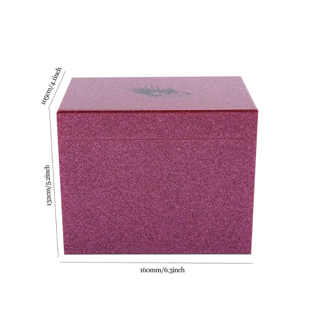 10 слоев акрил ресницы Дисплей коробка для хранения косметических