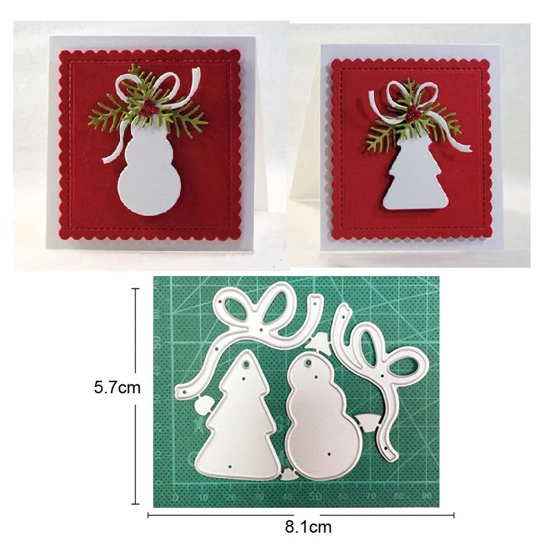 

Christmas Ornaments New 2021 Metal Cutting Dies for DIY Scrapbooking Paper and Card Making Decorative Embossing Dies Craft dies