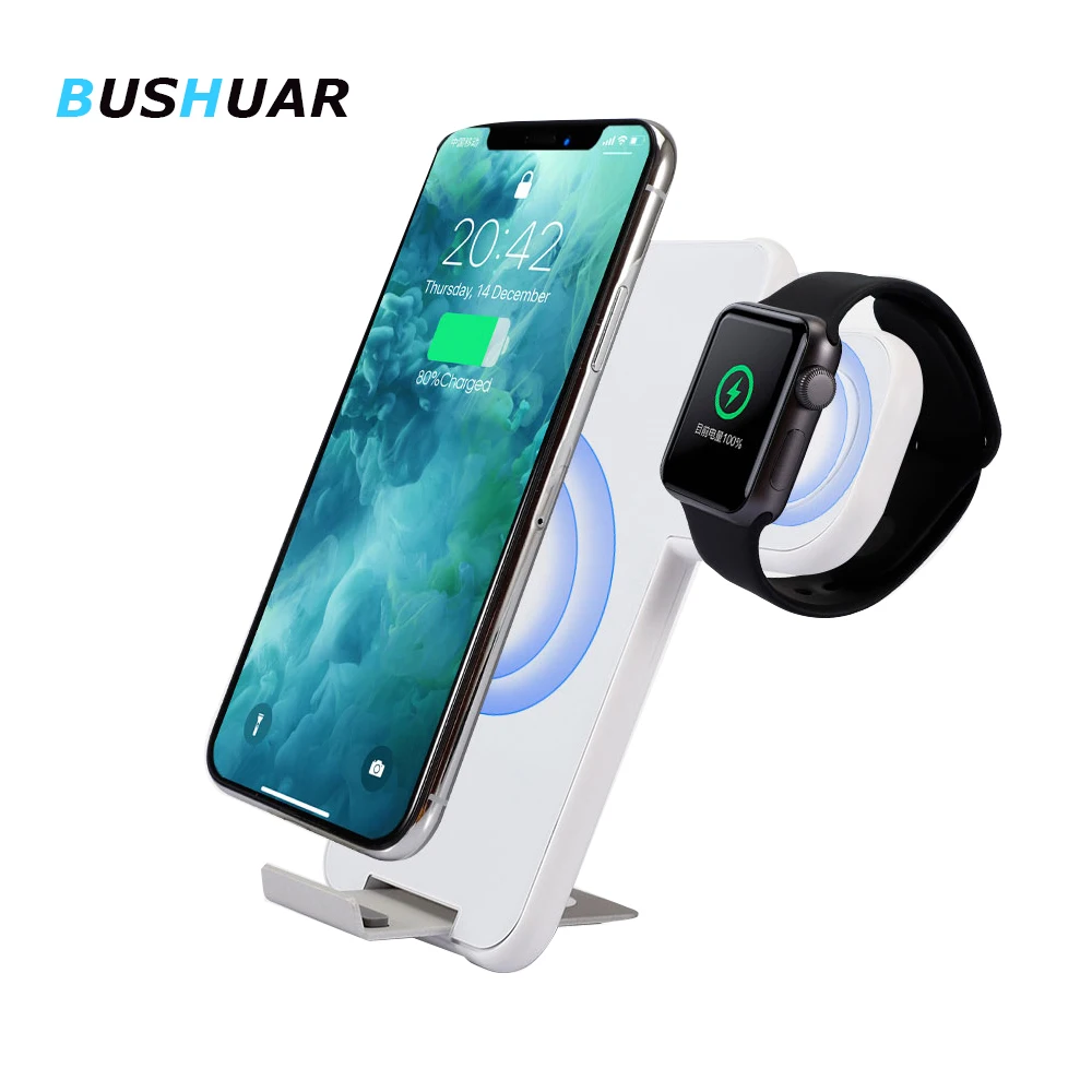 Беспроводное зарядное устройство Qi 10 Вт для Apple Watch 1 2 3 4 беспроводная зарядная док