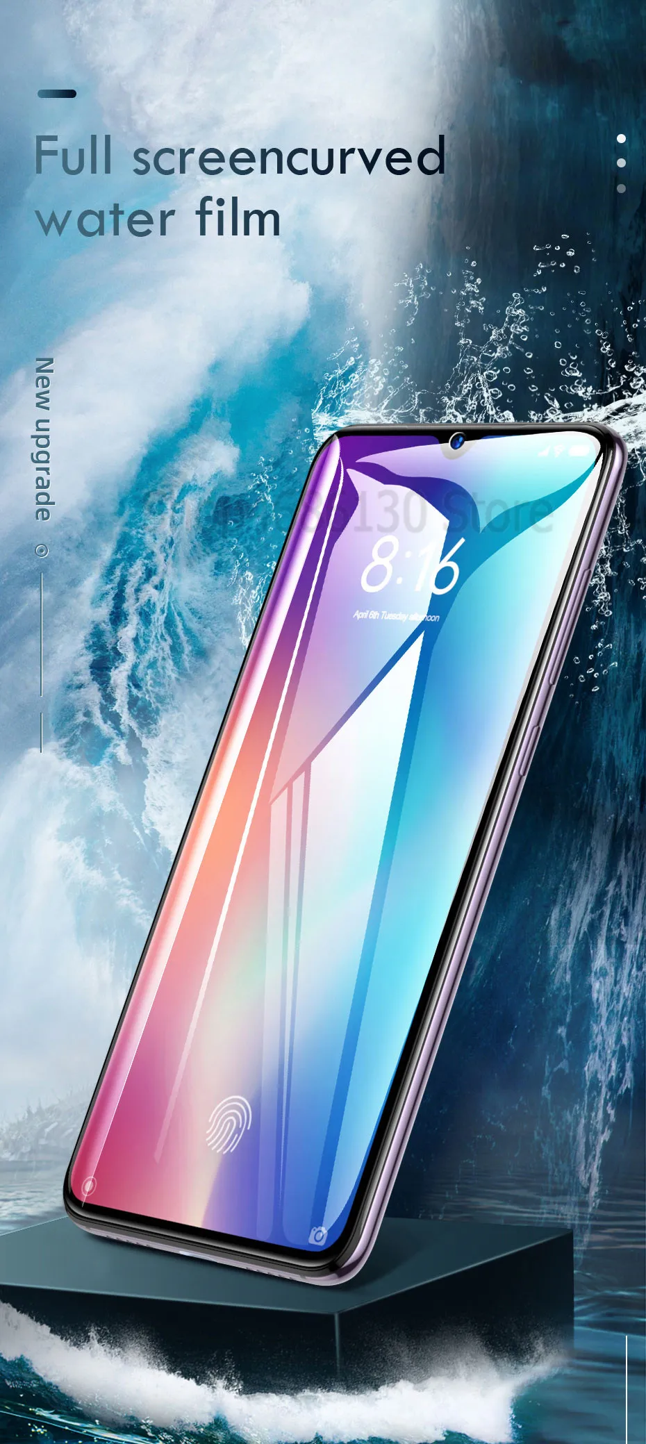 

2Pcs Screen Protector For Xiaomi Redmi Note 8 8T 7 9 9S Pro Hydrogel Film For MI 10 Ultra 9 SE 9T 8 Note 10 Pro Lite Poco X3 M3
