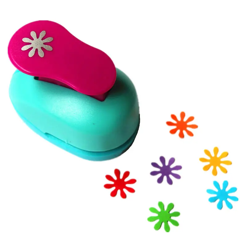 STYLE5 free ship flower furador 5/8'' 1.5cm diy paper cut Eva Foam Maker puncher scrapbooking labor saving for kid hole punch CL-1208 - Цвет: STYLE5