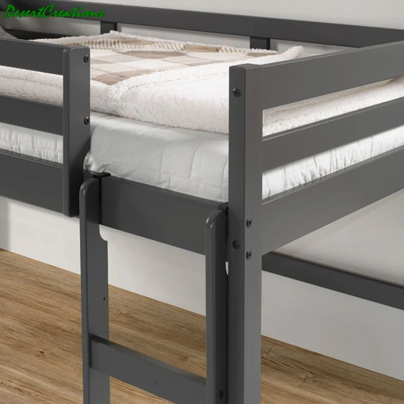 

Twin Wood Loft Bed Low Loft Beds For Kids With Ladder