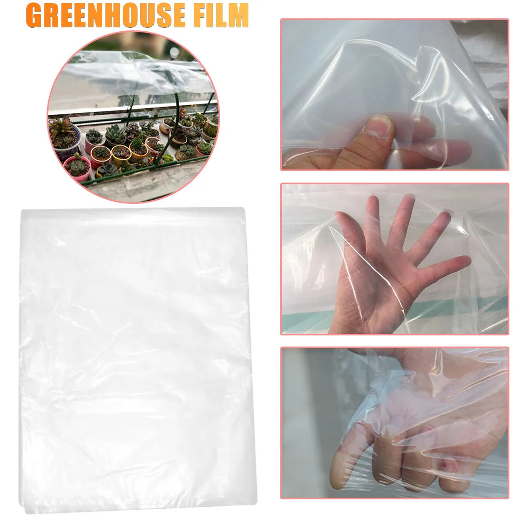 Garden Poly Tunnel Greenhouse Plants Cover Protector Roof Panels Foil Hothouse Plastic Film Without Shelf #F5 | Дом и сад