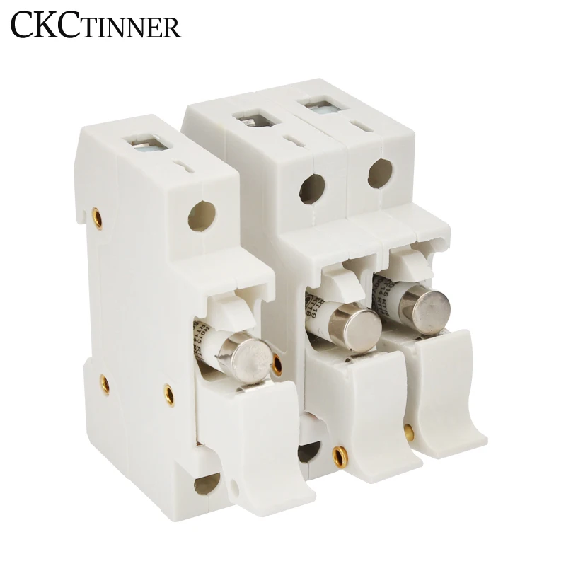 Медный предохранитель 1P 2P 3P 4P медный 380 В 500 10x38 мм