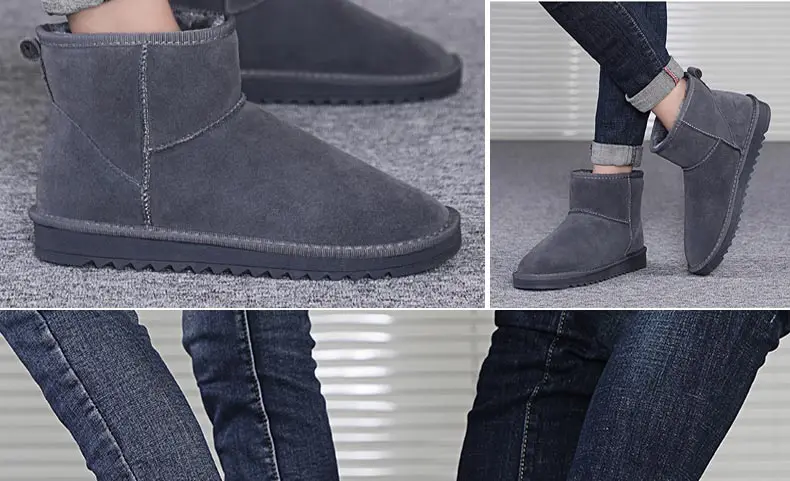 Мужские зимние ботинки; Botas De Nieve Bota Neve; зимние ботинки; Kar Botu Botines Hombre; Мужская обувь; ботинки с высоким берцем; ботильоны унисекс