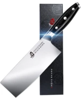 tuo cleaver knife professional 7 inch heavy duty chopper knife high carbon german stainless steel meat vegetable knife