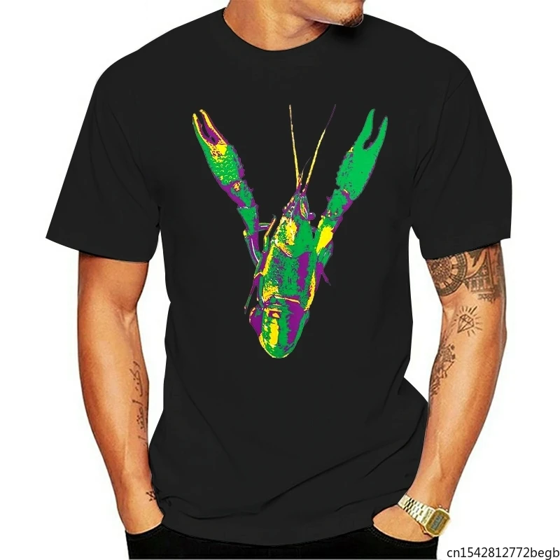 

Mardi Gras Crawfish Print Men's T Shirt