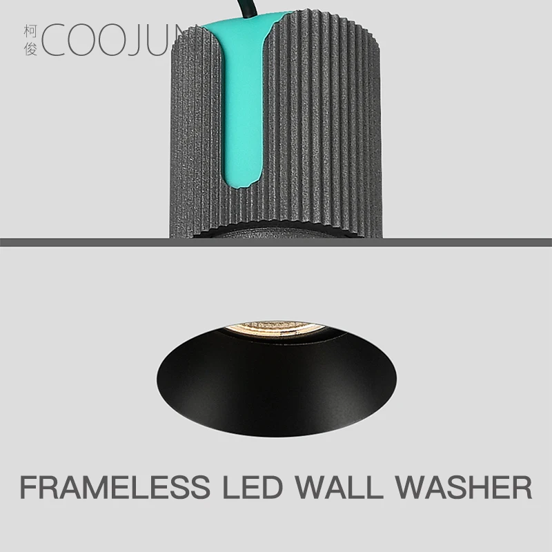 Современный светодиодный встраиваемый светильник бескаркасная Встроенная