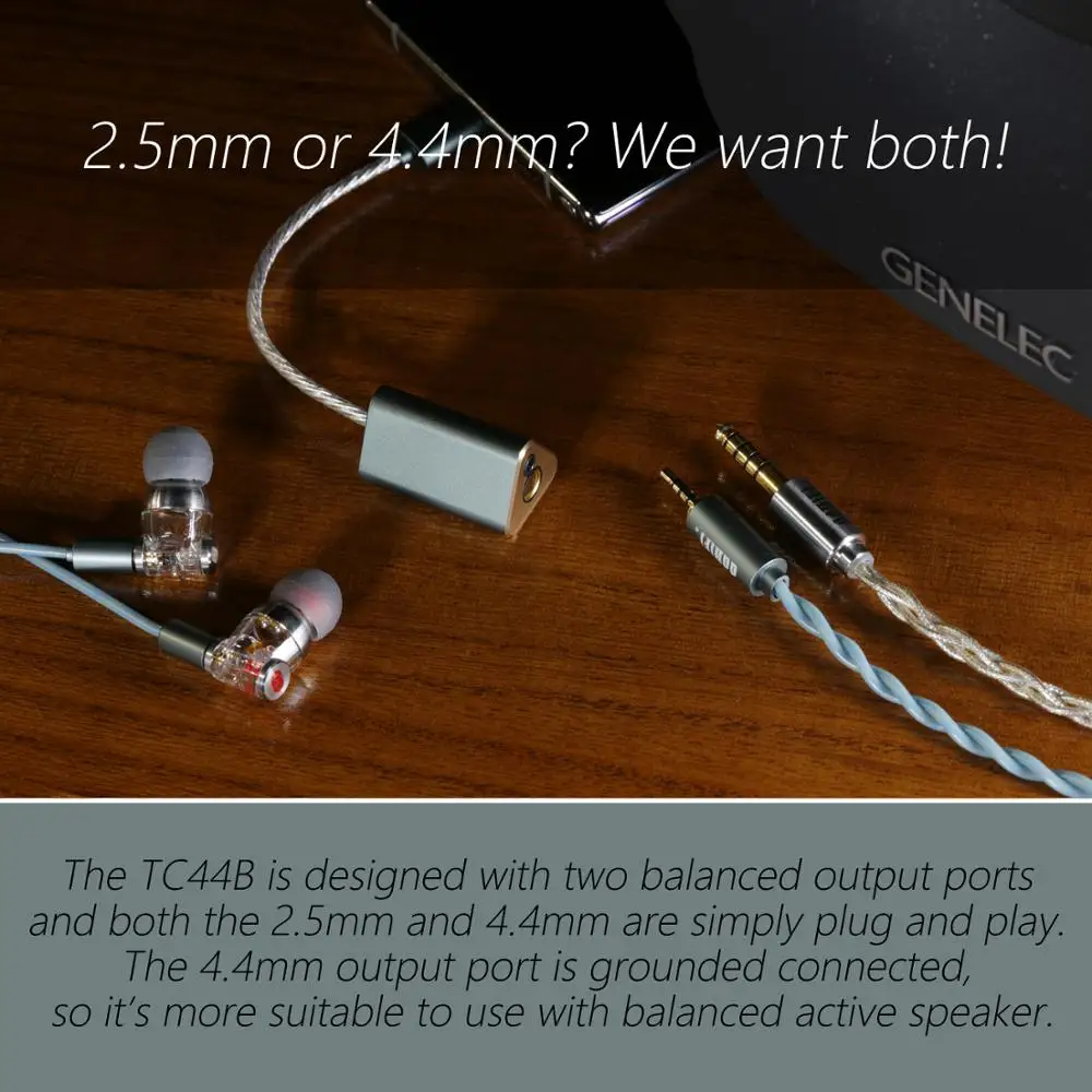 DDHiFi TC44B USB C Тип до 2 5 мм/4 4 мм сбалансированный ЦАП и усилитель Двойной чипсов