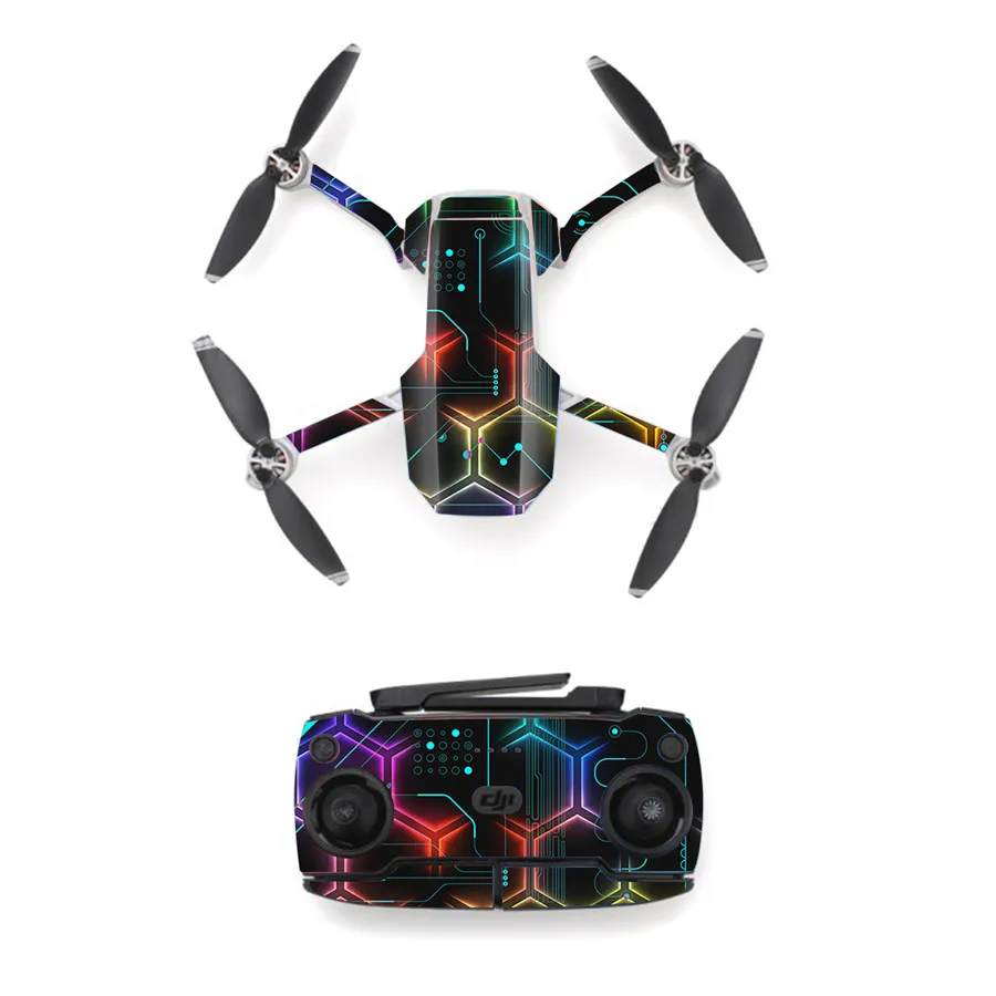 Стикеры для DJI Mavic Mini Drone виниловые наклейки на чехол с дистанционным управлением
