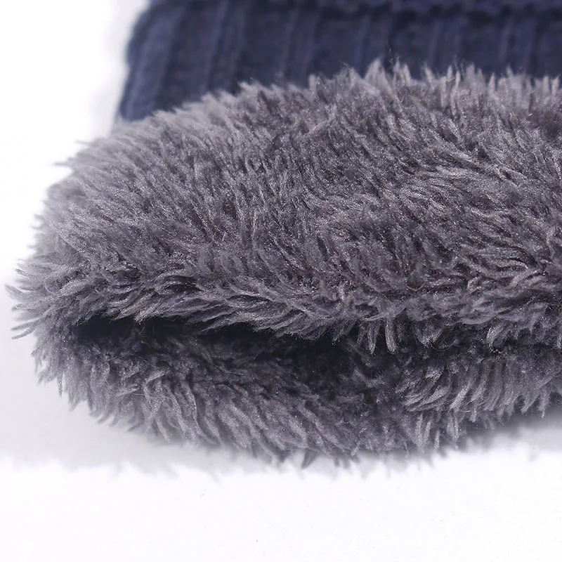 Two-piece Scarf Hat Set Women Men Beanies Knitted Skullies Hats Winter Warm Wool Crochet Caps Unisex With Natural Fashionable | Аксессуары