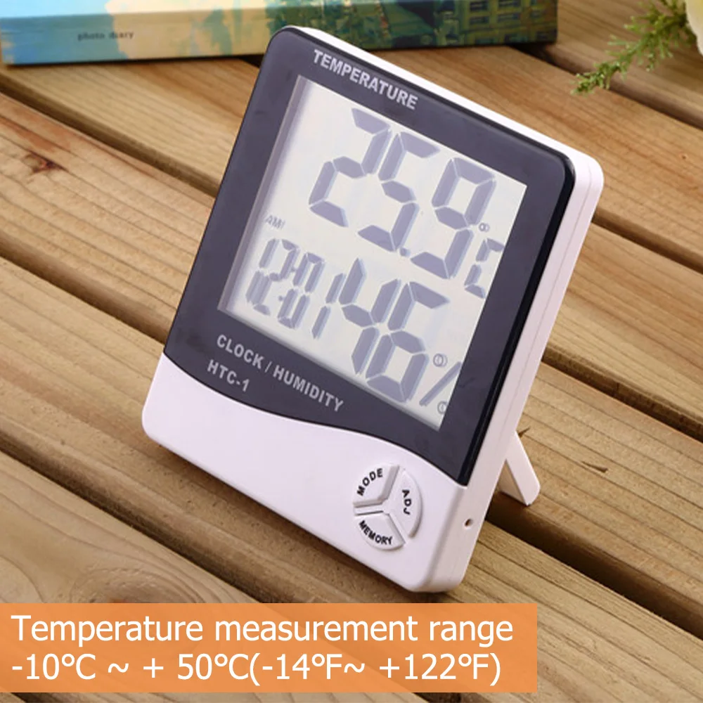 

Цифровой термометр для морозильной камеры, 1 шт., большой шрифт, ЖК-дисплей, температура-50 ~ 110 градусов, термометр для холодильника, холодильн...