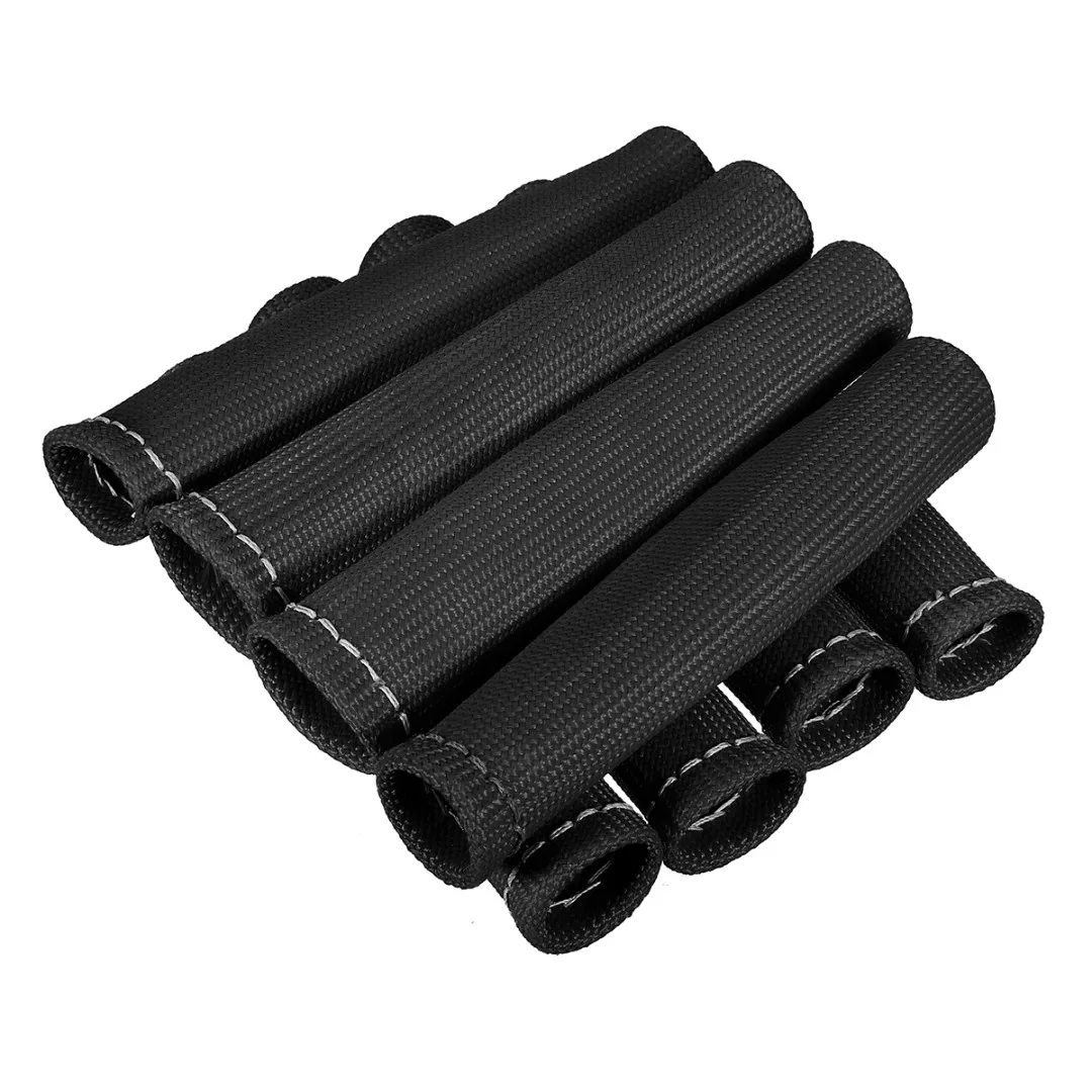 

New Arrival 8Pcs 2500 Spark Plug Wire Boots Protectors Sleeve Heat Shield Cover For LS1/LS2 GM Chevy Ford Black
