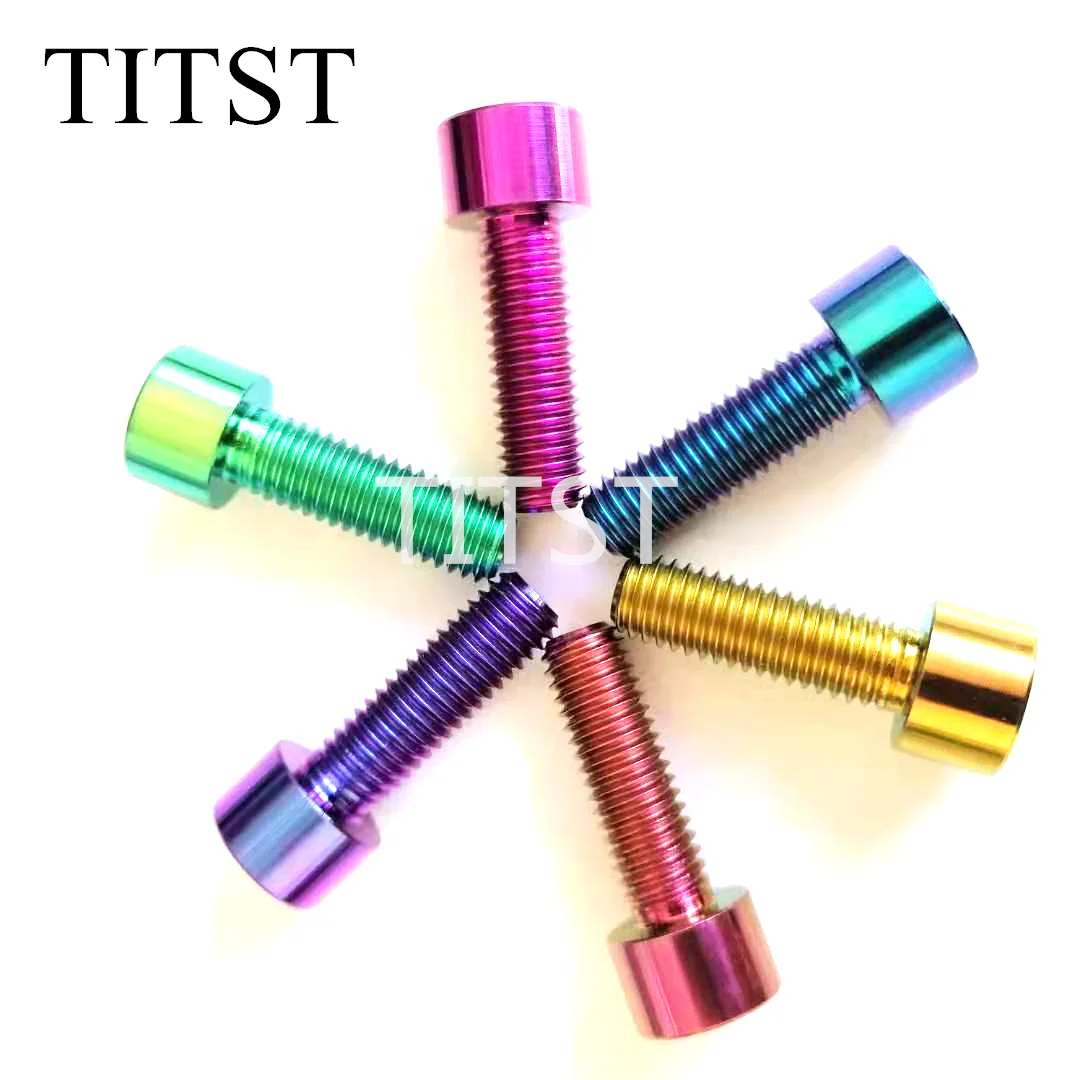 

TITST M10 (pitch 1.25) GR5 Titanium Bolts DIN912 (A Lot 100 PCS)