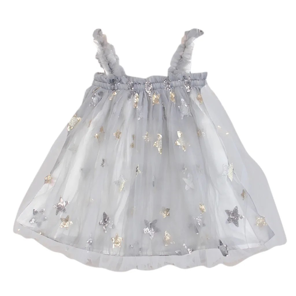 Детская одежда юбка для девочек однотонное газовое платье принцессы с вышивкой и