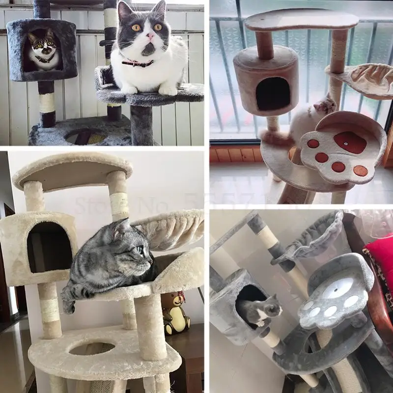 Сизаль кошка лазание рамка гнездо дерево интегрированный захват доска игрушка